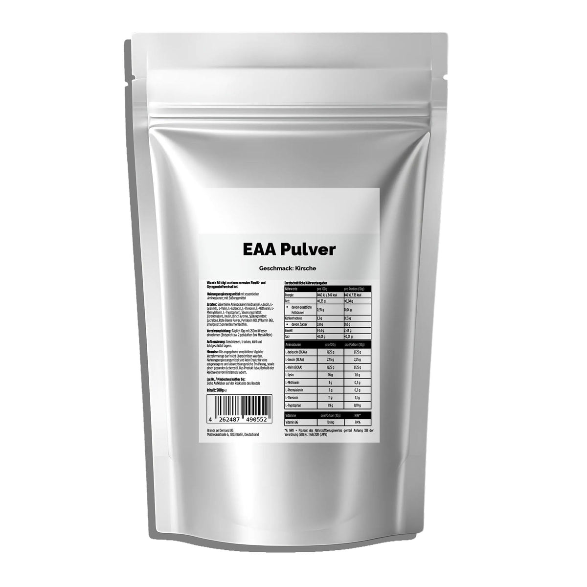 Therapium EAA Essential Amino Acids Cherry, 500 g pouch