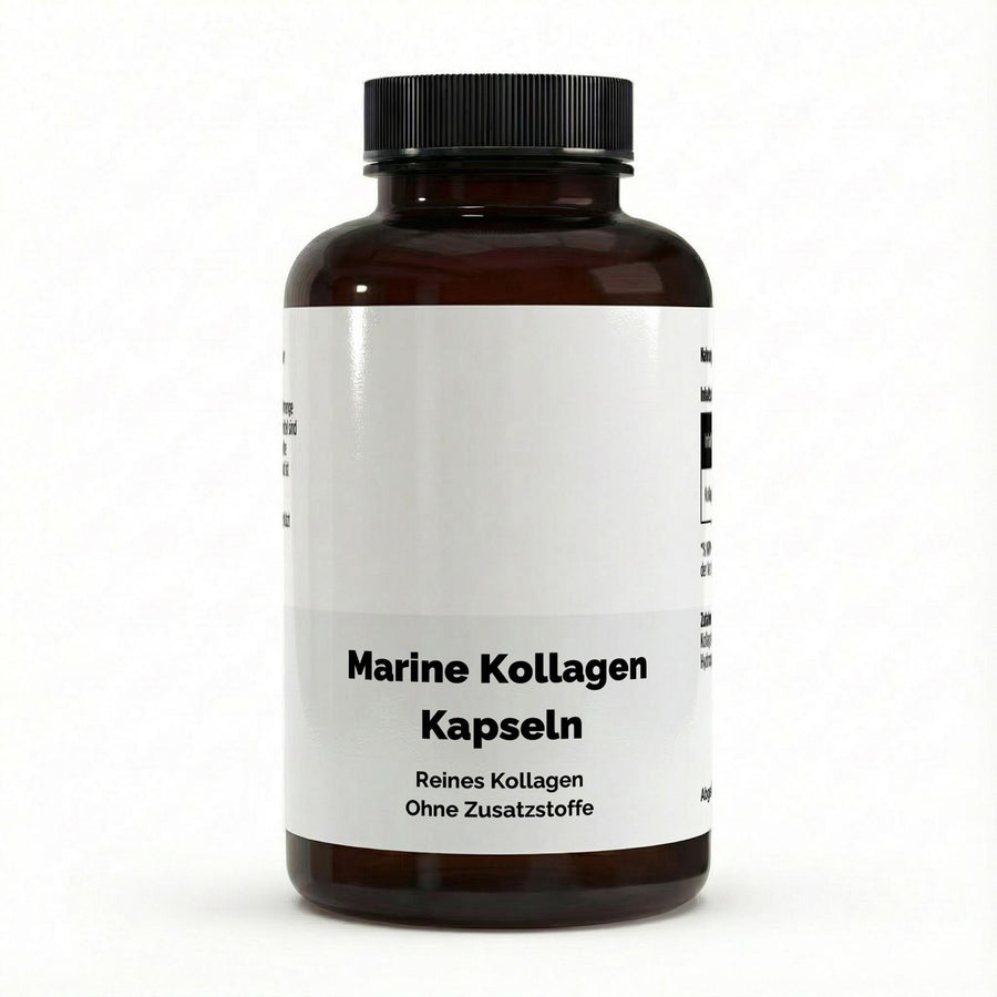 Therapium Marine Collagen Peptides, a jar of 120 capsules with fish collagen hydrolysate