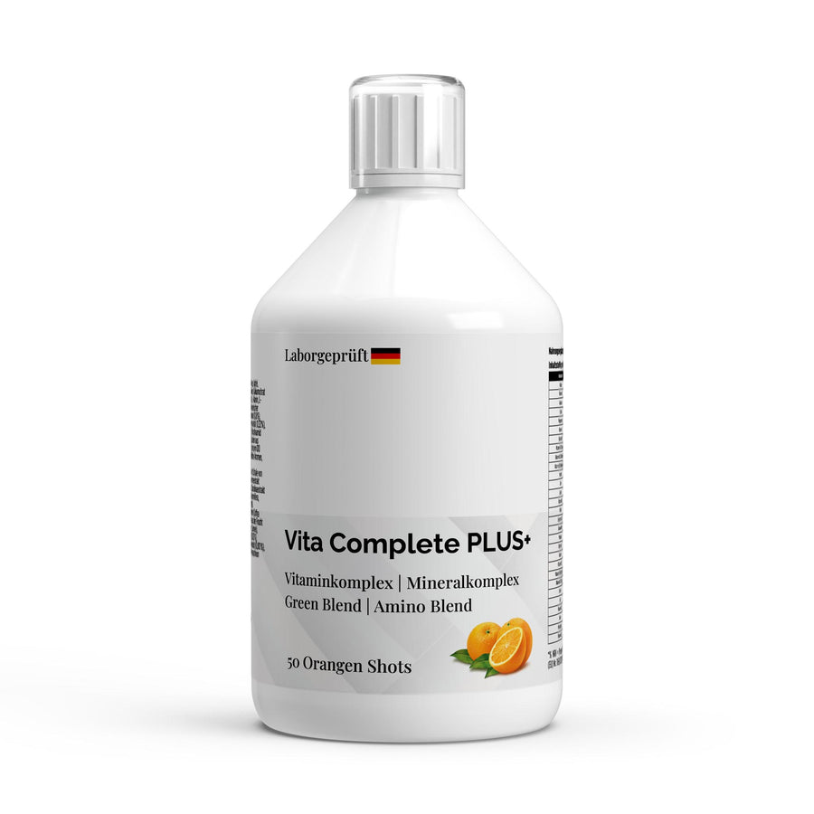 Therapium Vita Complete PLUS+ Shots Fresh Orange, 500 ml bottle