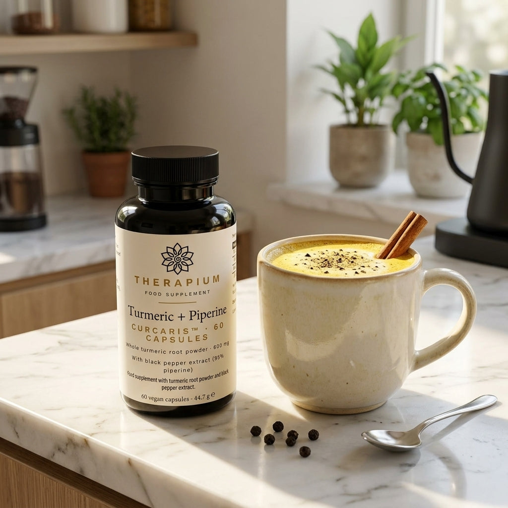 Therapium turmeric piperine 60 capsules — scene_b