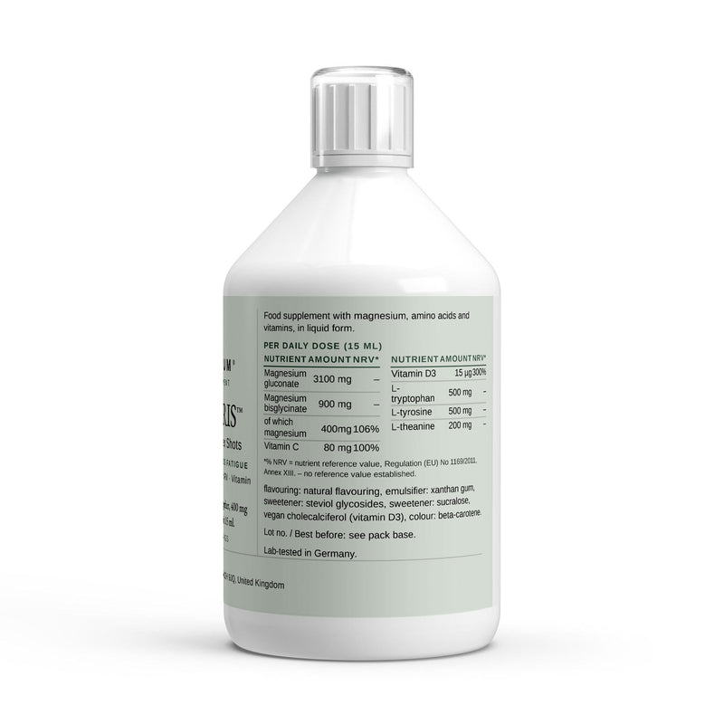 The MAGNARIS label with the nutrient table