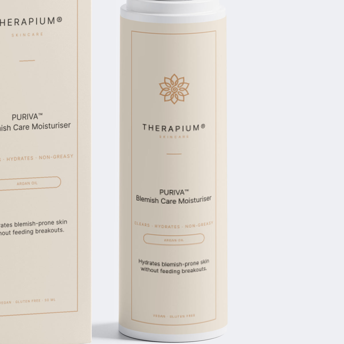 Therapium PURIVA™ Blemish Care Moisturiser, front label