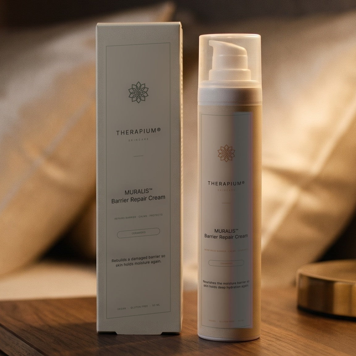 Therapium MURALIS™ Ceramide Barrier Cream, styled scene