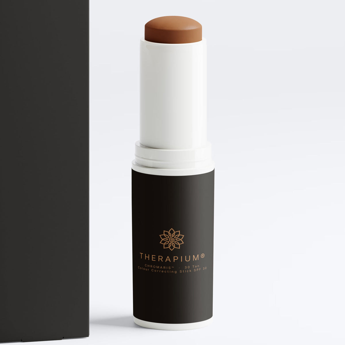 Therapium CHROMARIS™ stick CC cu ceramide SPF 30 — nuanța 30 Tan, detaliu cu ambalajul