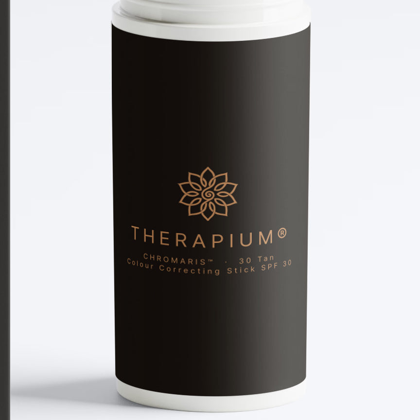 Therapium CHROMARIS™ stick CC cu ceramide SPF 30 — nuanța 30 Tan, eticheta din față