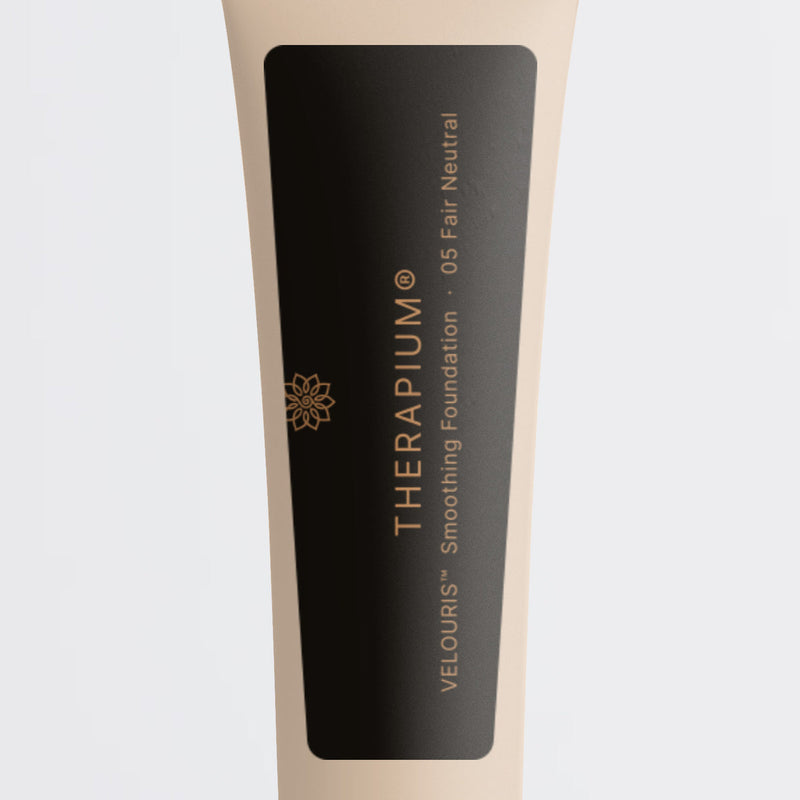 The label of the VELOURIS™ foundation tube