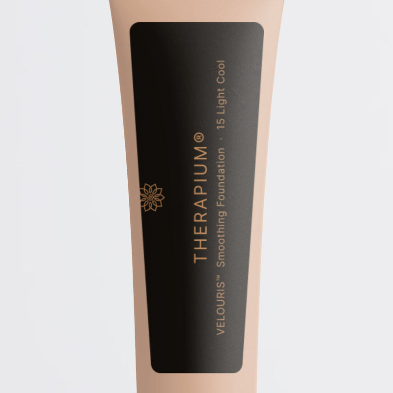 The label of the VELOURIS™ foundation tube