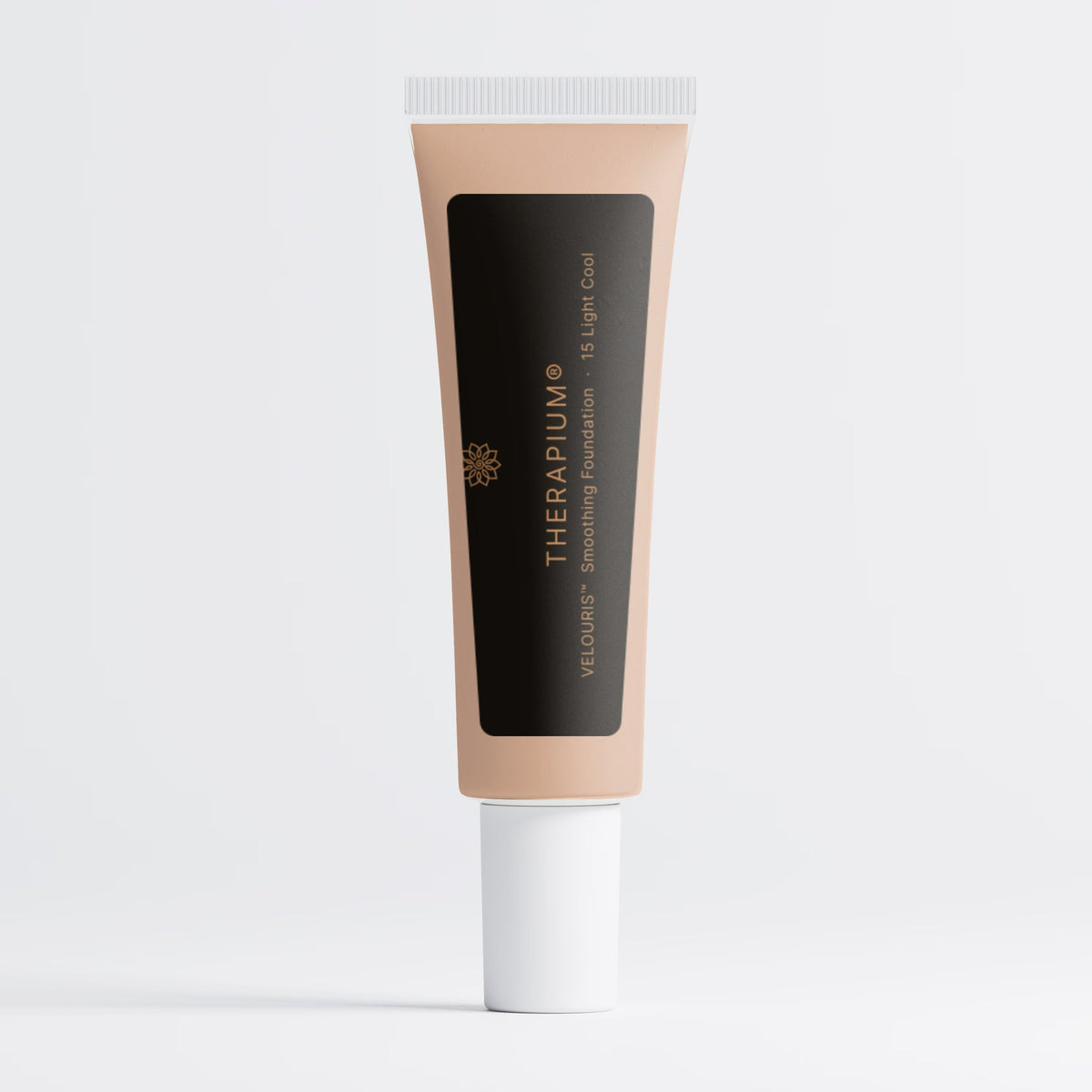 Therapium VELOURIS™ Smoothing Foundation — 15 Light Cool, studio photo