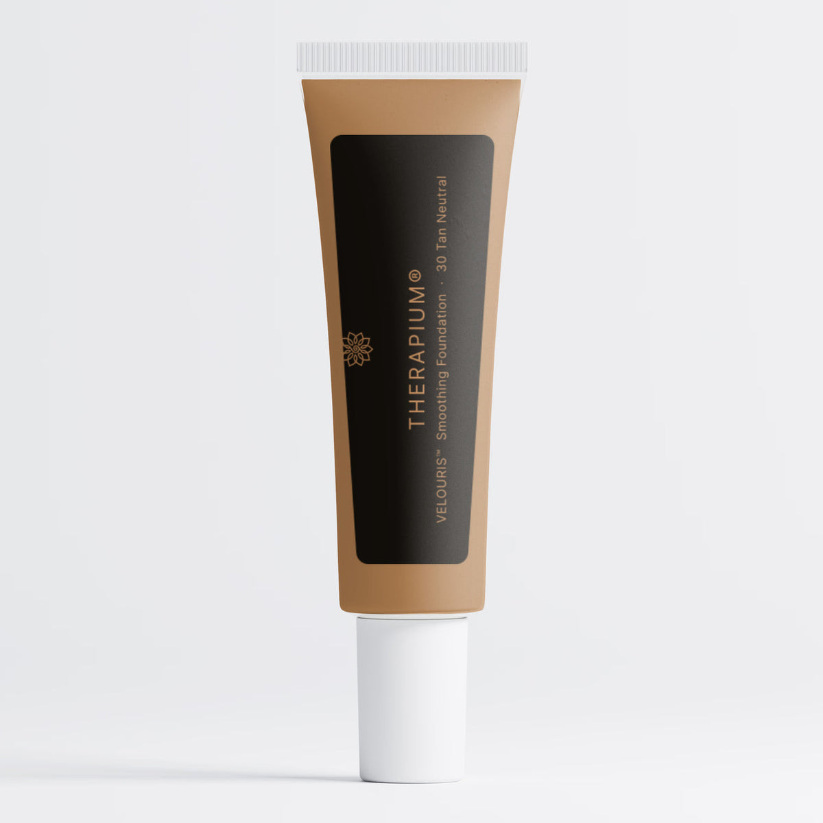 Therapium VELOURIS™ Smoothing Foundation — 30 Tan Neutral, close-up of the pack