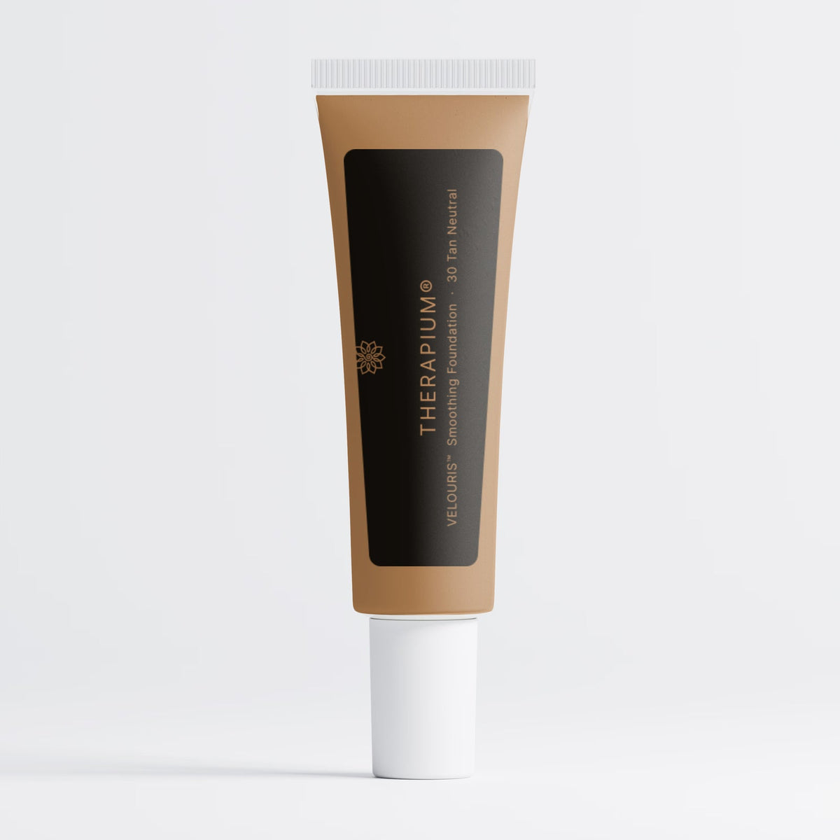 Therapium VELOURIS™ Smoothing Foundation — 30 Tan Neutral, studio photo