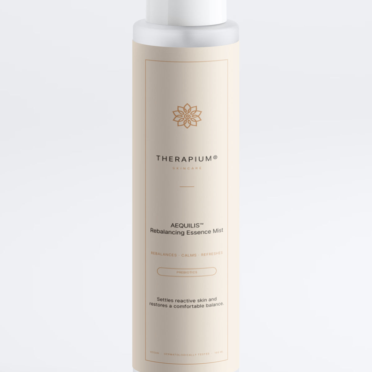 Therapium AEQUILIS™ Rebalancing Essence Mist, front label