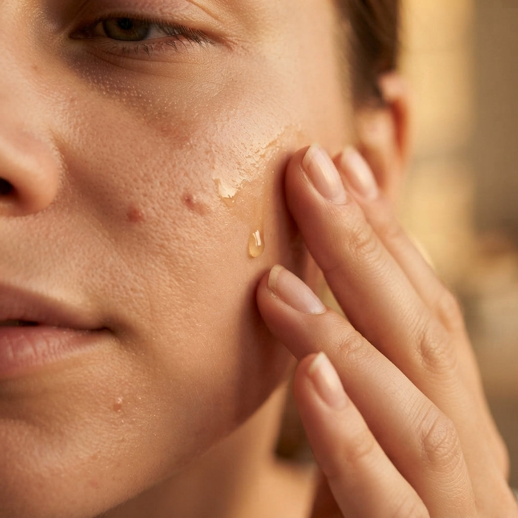 Therapium BAKURIS™ Line Smoothing Serum, in use