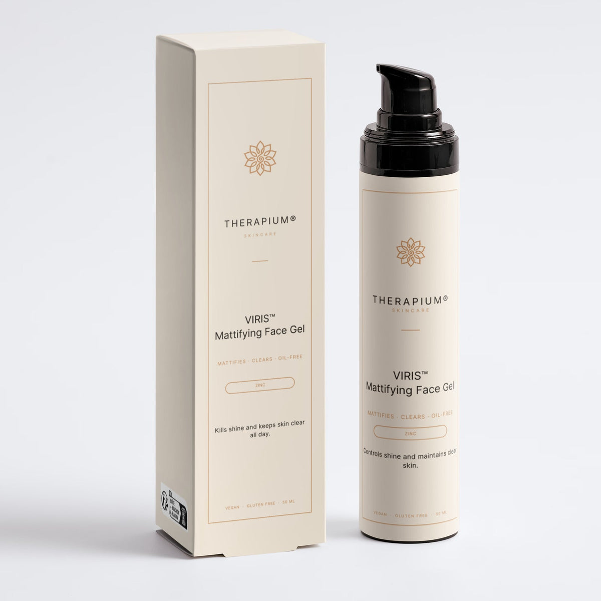 Therapium VIRIS™ Mattifying Face Gel, studio photo