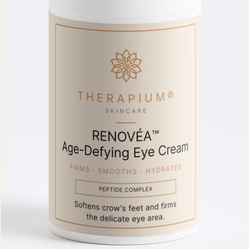 Therapium RENOVÉA™ Age-Defying Eye Cream, front label