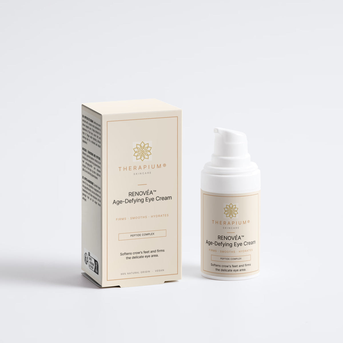 Therapium RENOVÉA™ Age-Defying Eye Cream, in use