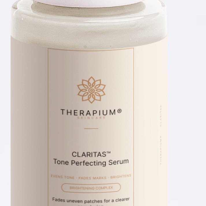 Therapium CLARITAS™ Tone Perfecting Serum, front label