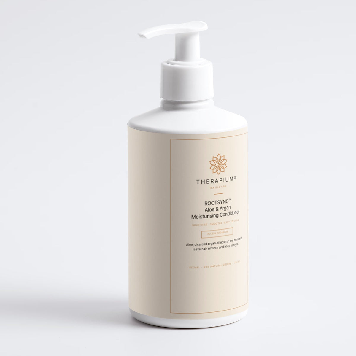 Therapium ROOTSYNC™ Aloe & Argan Moisturising Conditioner, studio photo