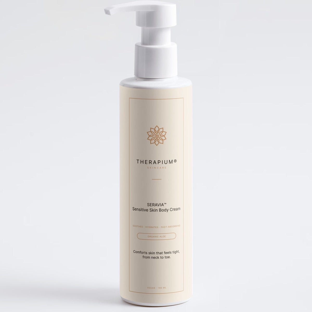 Therapium SERAVIA™ Sensitive Skin Body Cream, studio photo