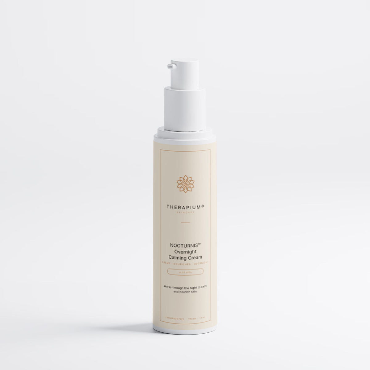 Therapium NOCTURNIS™ Overnight Calming Cream, in use