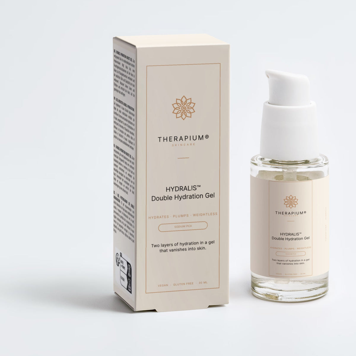 Therapium HYDRALIS™ Double Hydration Gel, studio photo