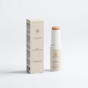 Therapium SOLVEIL™ Tinted Sun Stick SPF 50 with Mineral Pigments and Rice Bran Wax, 12 g stick in cream and copper packaging