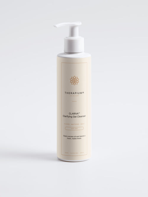 Therapium CLARIVA™ Clarifying Gel Cleanser luxury packshot