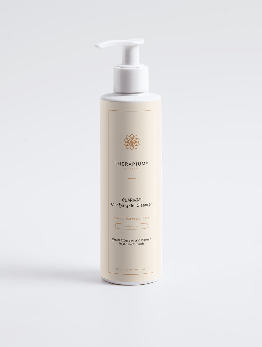 Therapium CLARIVA™ Clarifying Gel Cleanser luxury packshot
