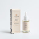 Therapium ROOTSYNC™ Rosemary Hair & Scalp Oil, 30 ml glass dropper bottle next to its carton, cream and copper label, front view