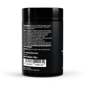 Therapium Pre-Workout Booster Tutti Frutti, a 520 g tin of powder