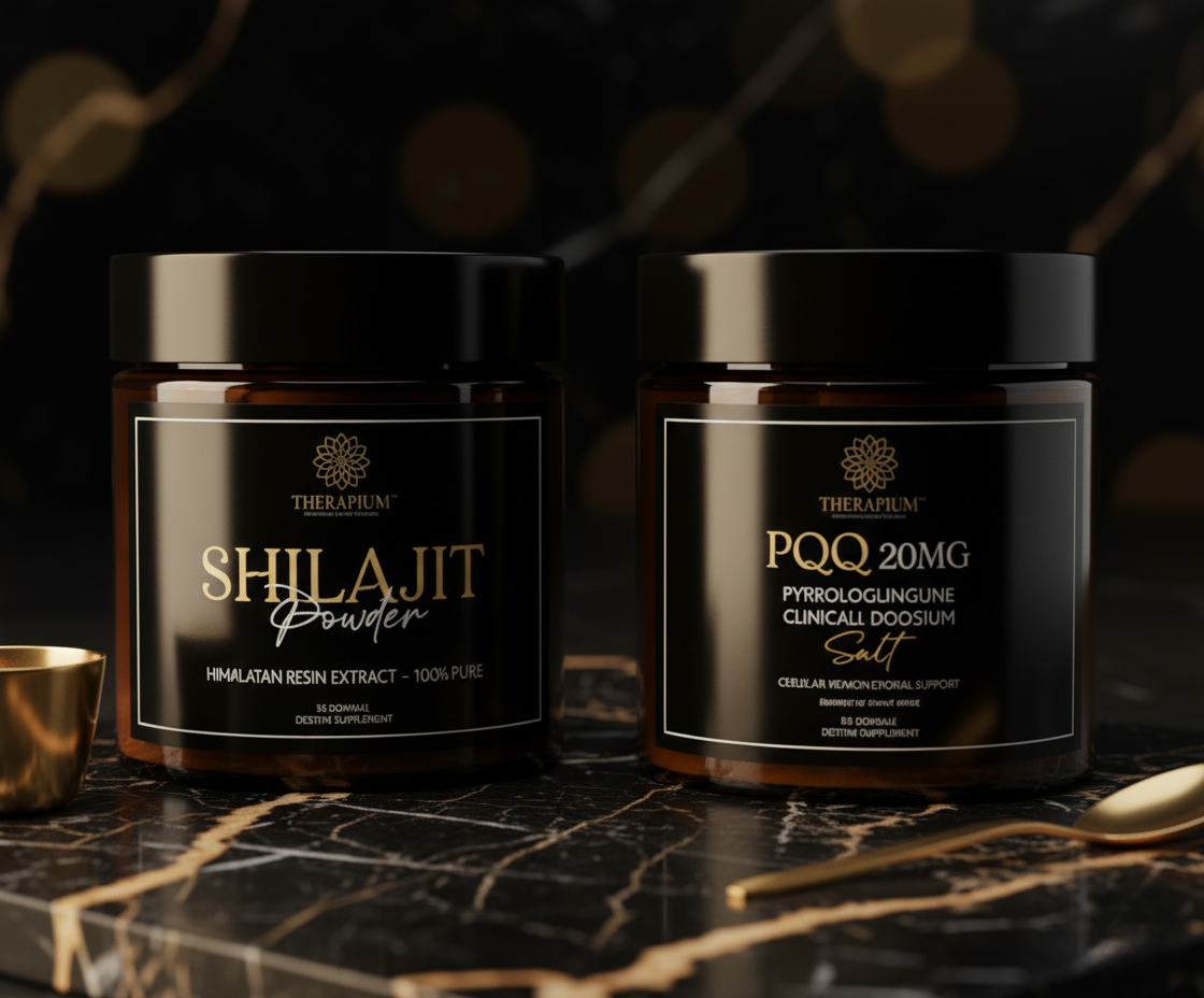 THERAPIUM™ Vitality Stack – Pudră Shilajit 30g + Capsule PQQ (30)