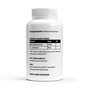 Sodium Bicarbonate Enteric-Coated — label with nutrition information