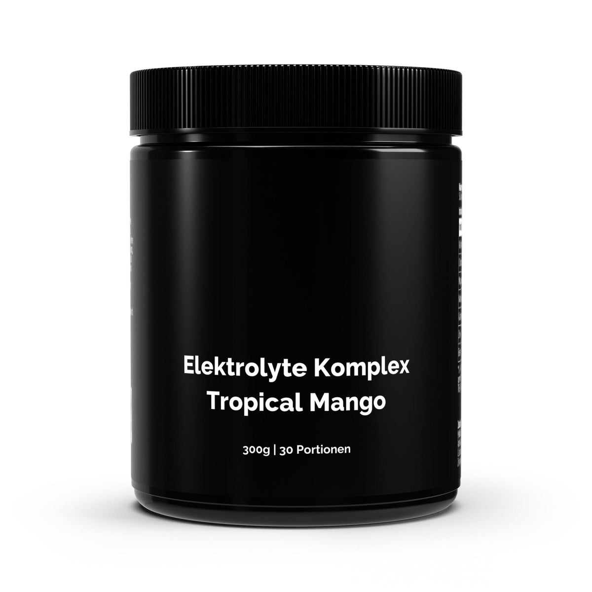 Therapium Electrolyte Powder Tropical Mango, a 300 g tin with potassium, magnesium and Celtic sea salt