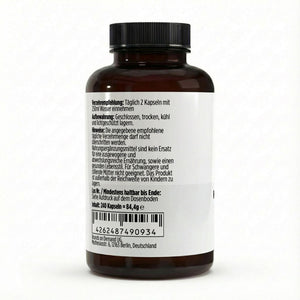 Therapium Chaste Tree, a jar of 240 vegan capsules with Vitex agnus-castus berry extract