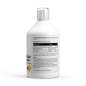 Vita Balance PLUS+ Bacterial Cultures — label with nutrition information