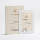 Therapium OCULIS™ Anti-Fatigue Eye Patches luxury carton and foil sachet packshot in cream and copper
