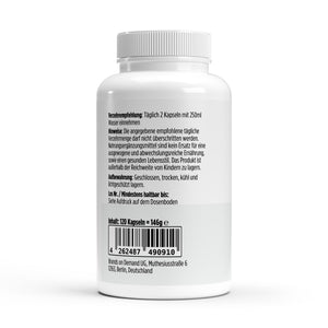 Therapium Omega 3 Max 35/25, a jar of 120 softgels with concentrated fish oil