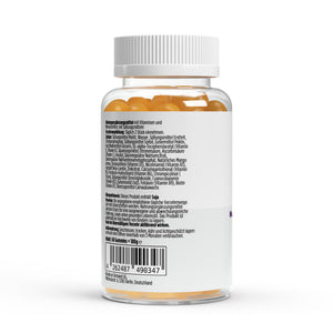Therapium Multivitamin and Mineral Gummies, a jar of 60 gummies with ten vitamins and essential minerals