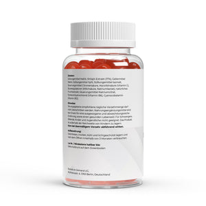 Therapium Shilajit Gummies 1000 mg, a jar of 60 gummies with shilajit extract at 50% fulvic acid