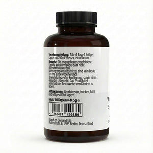 Therapium Vitamin D3 4,000 IU, a jar of 180 softgels in sunflower oil