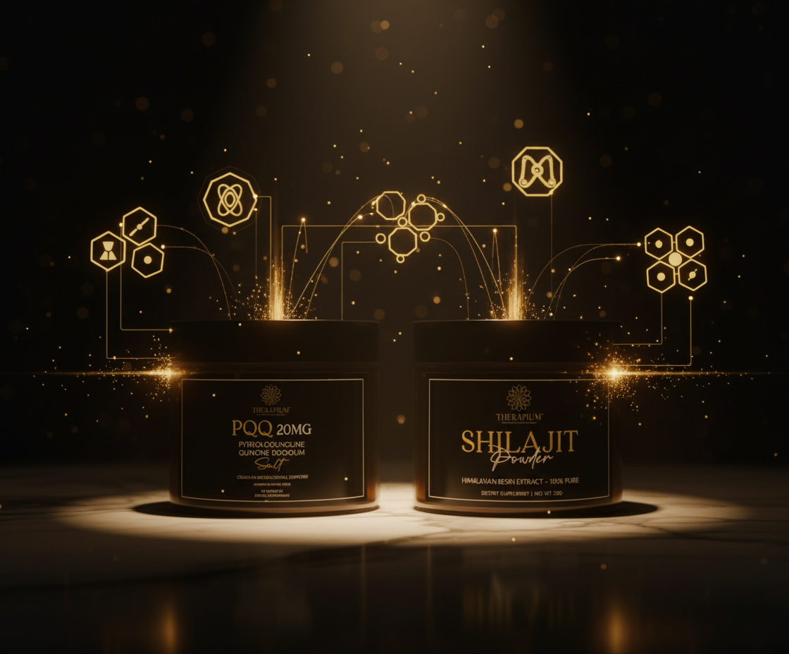 THERAPIUM™ Vitality Stack – Pudră Shilajit 30g + Capsule PQQ (30)