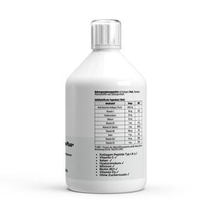 Collagen Marine Plus Shots — label with nutrition information
