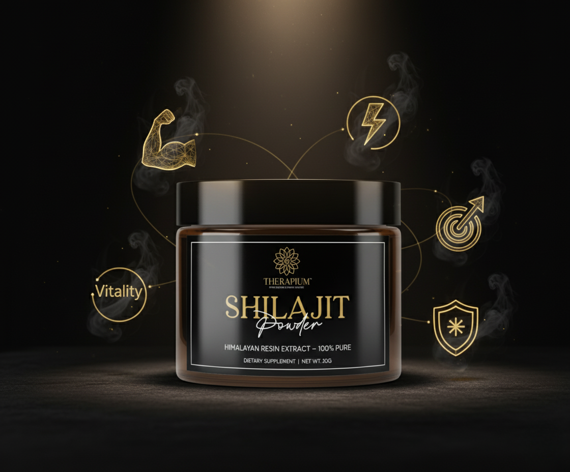 THERAPIUM™ Shilajit Supreme 10g – Pudră de rășină himalayană