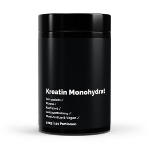 Therapium Creatine Monohydrate Flavourless, a 500 g tin of pure creatine powder