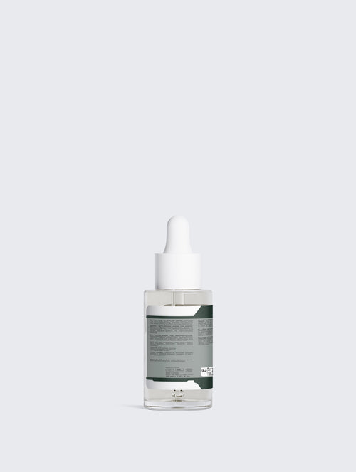 ROOTSYNC Scalp Care Exfoliating Serum, the 30 ml dropper bottle shown from the back with the label text