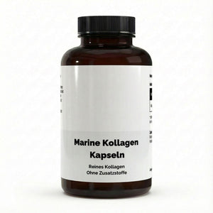 Therapium Marine Collagen Peptides, a jar of 120 capsules with fish collagen hydrolysate