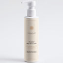 Therapium TENERIS Baby Body Lotion, organic certified, 190 ml white pump bottle with cream label, front view on a plain studio background
