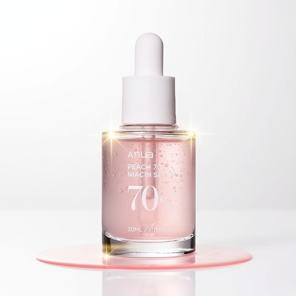 Therapium™ Anua 70 Niacinamida Sérum – Fórmula para Brilho Celular (30ml)