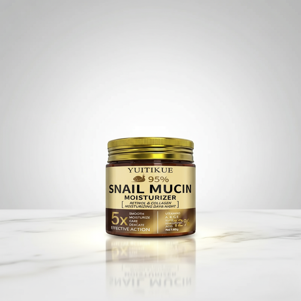 THERAPIUM™ YUITIKUE 95% CREME DE MUCINA DE CARACOL – Reparação Celular & Fórmula Glow (60g)