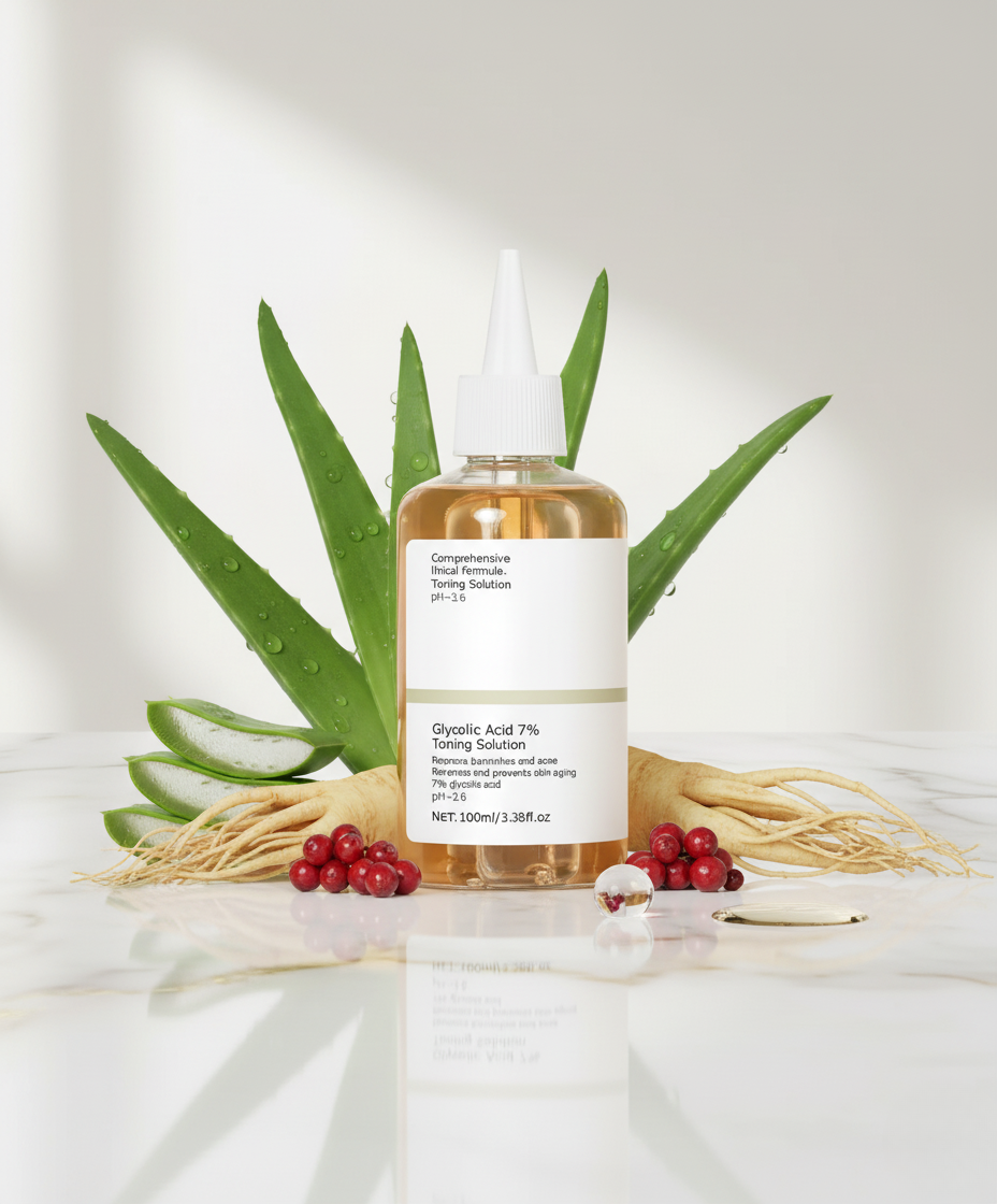 THERAPIUM™ GLYKOLSYRE 7 % TONINGSLØSNING — Cellulær fornyelsesessens (100 ml)