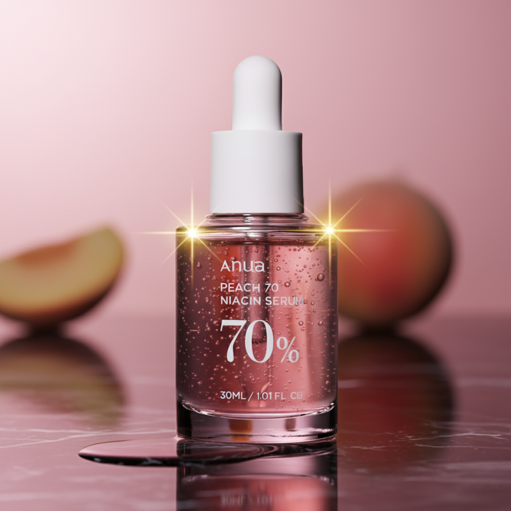 Therapium™ Anua 70 Niacinamida Sérum – Fórmula para Brilho Celular (30ml)